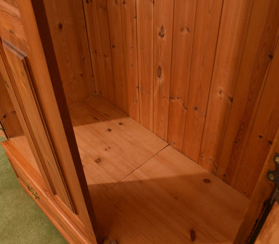 Restored Pine Triple Wardrobe
