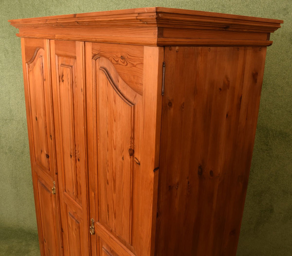 Restored Pine Triple Wardrobe