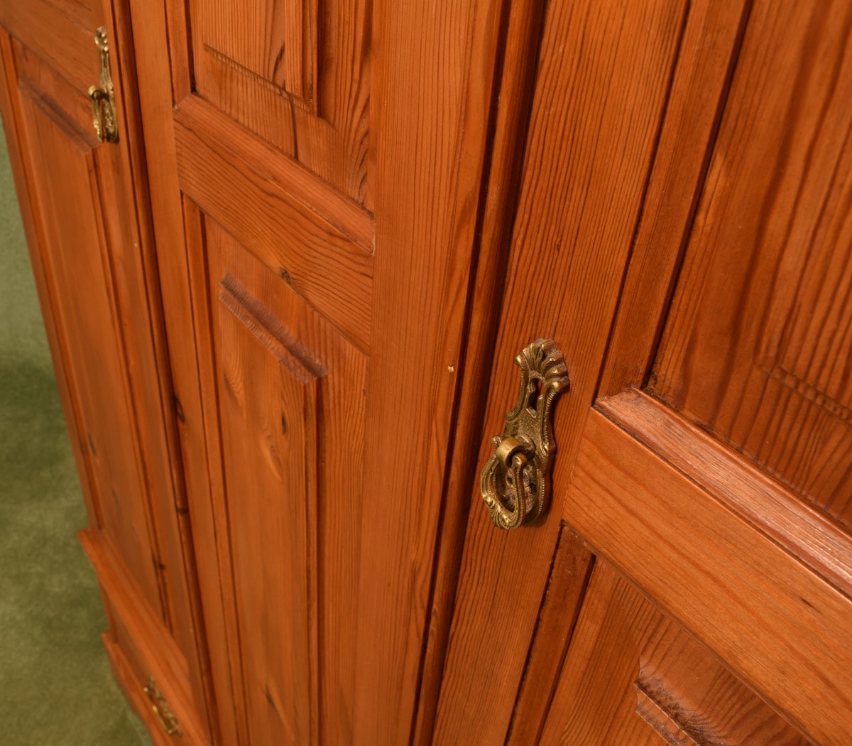 Restored Pine Triple Wardrobe