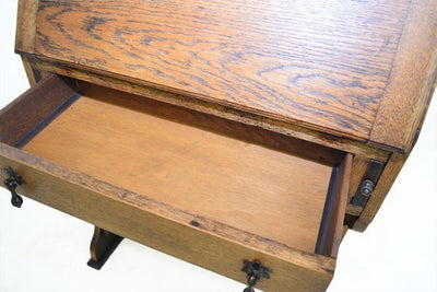Restored Oak Students Bureau Bookcase