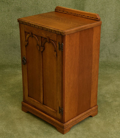 Restored Oak Bedside Cabinet