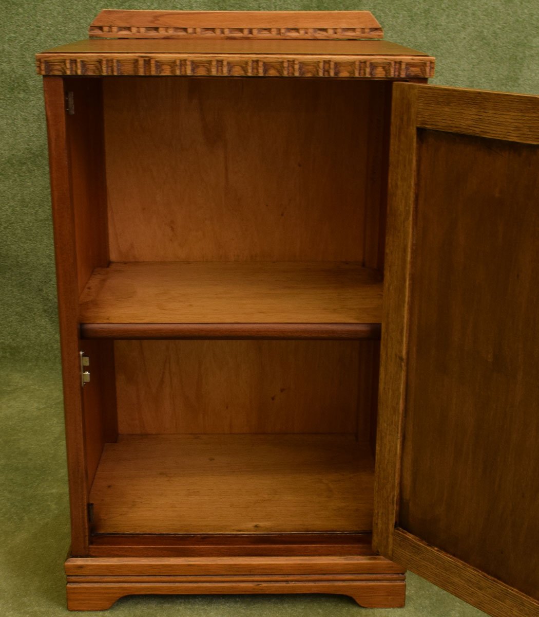 Restored Oak Bedside Cabinet