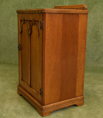 Restored Oak Bedside Cabinet