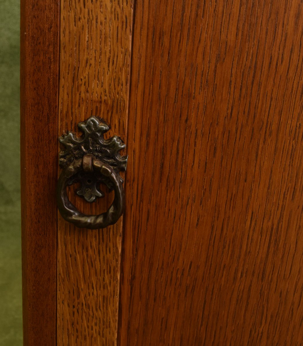 Restored Oak Bedside Cabinet