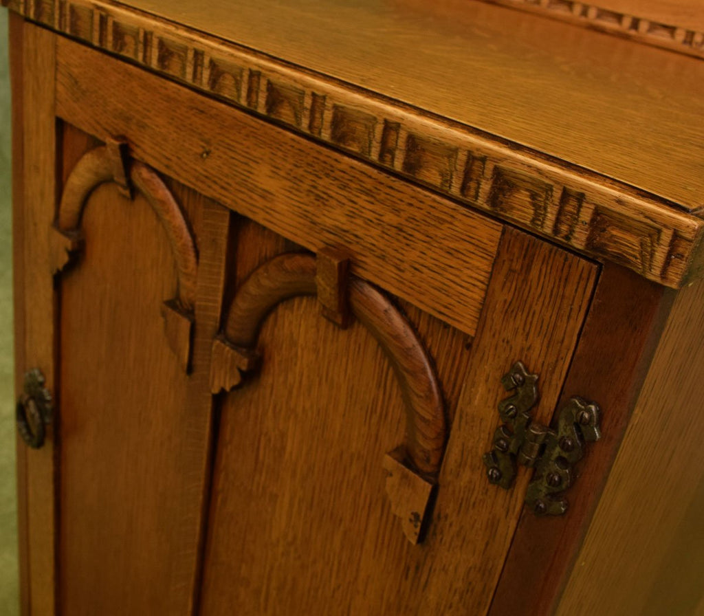 Restored Oak Bedside Cabinet