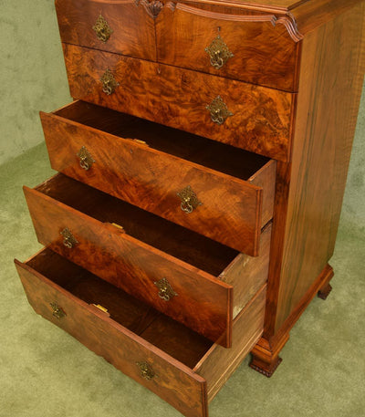 Restored Walnut Chest of Drawers