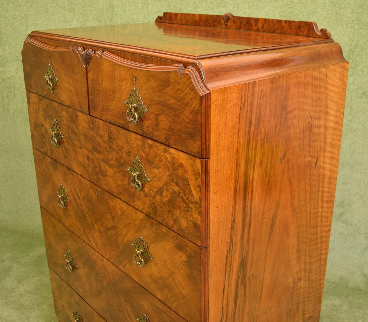 Restored Walnut Chest of Drawers