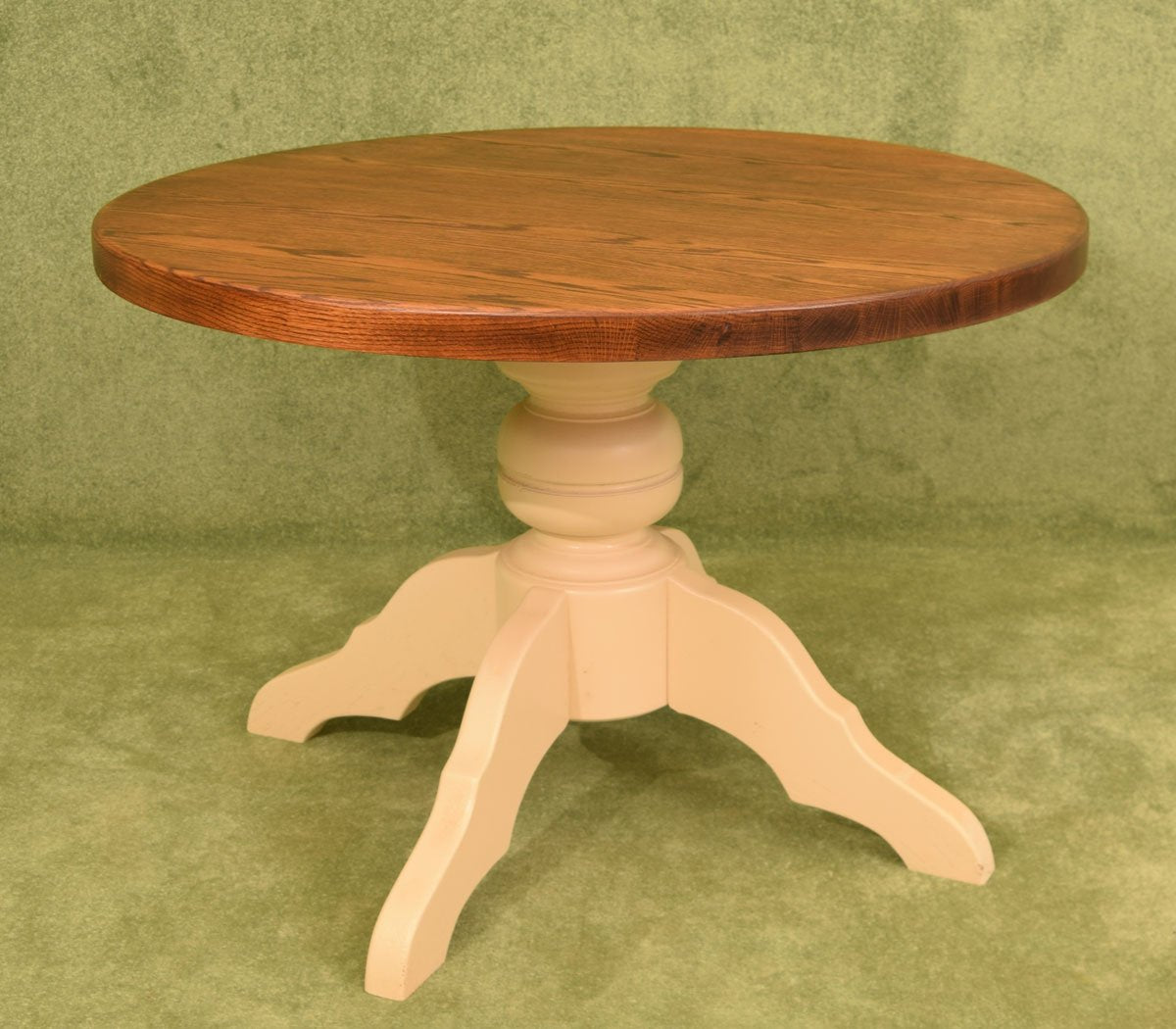 Rustic Painted Dutch Oak Table & 4 Chairs