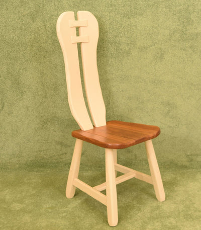 Rustic Painted Dutch Oak Table & 4 Chairs