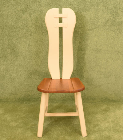 Rustic Painted Dutch Oak Table & 4 Chairs