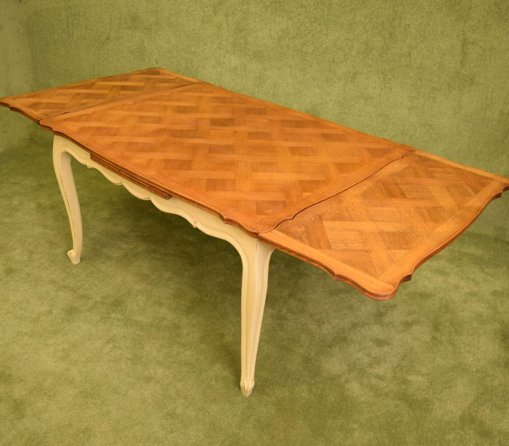 French Painted Table & 4 Chairs