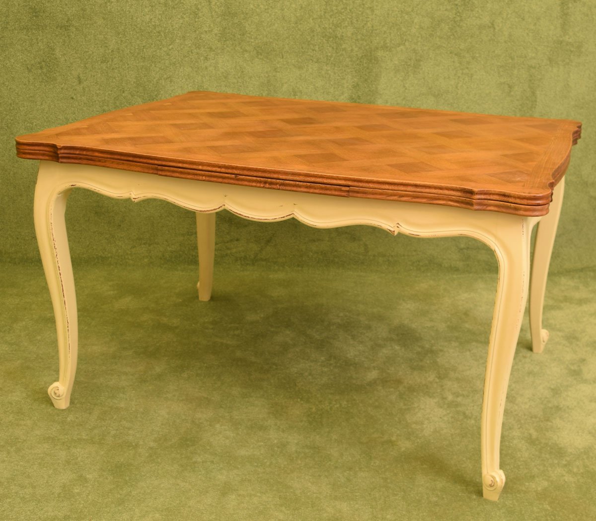 French Painted Table & 4 Chairs