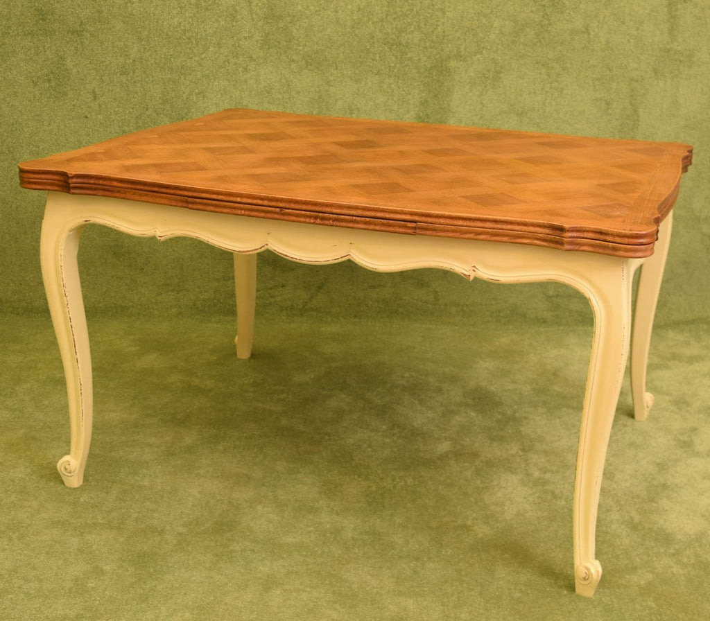 French Painted Table & 4 Chairs