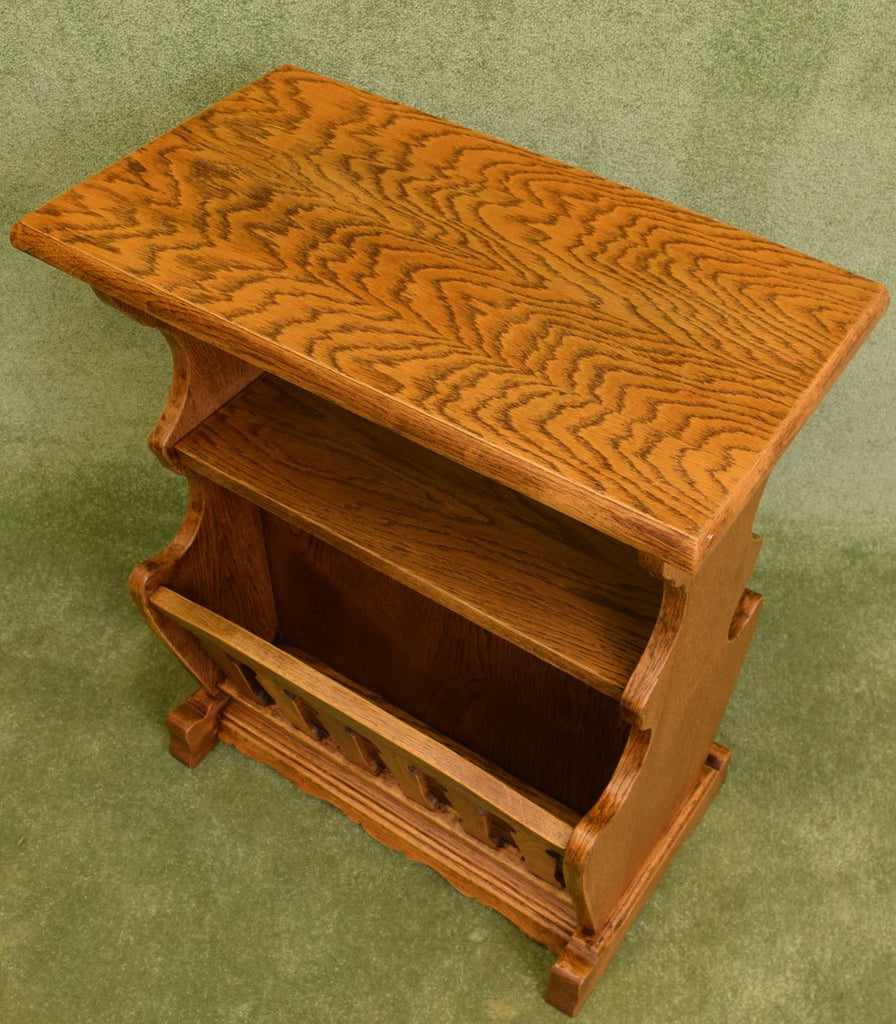 Dutch Oak Magazine Rack