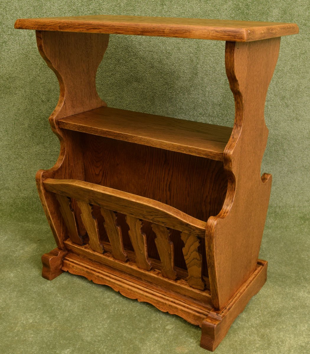 Dutch Oak Magazine Rack