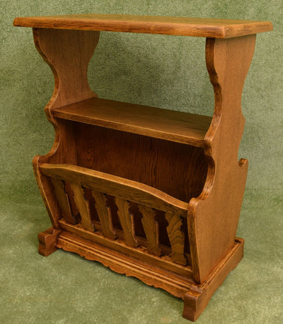 Dutch Oak Magazine Rack