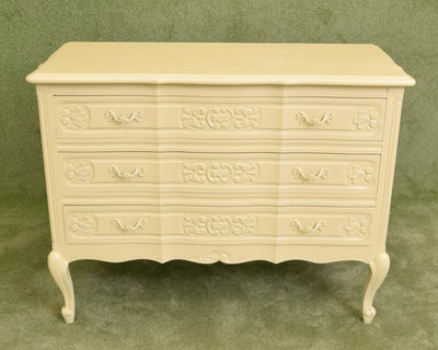 French Painted 3 drawer chest