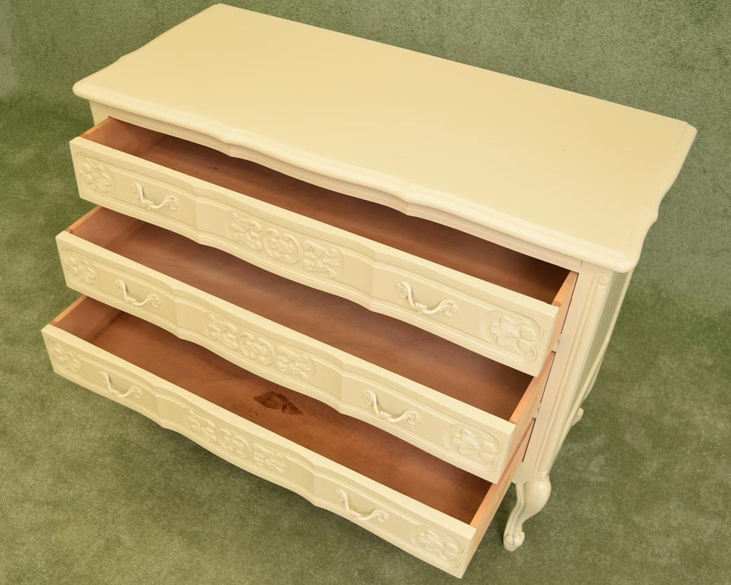 French Painted 3 drawer chest