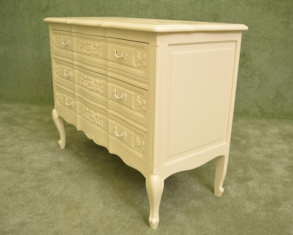 French Painted 3 drawer chest
