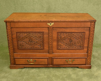 Rustic Oak Mule Chest