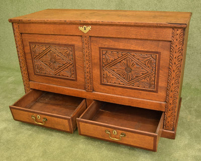 Rustic Oak Mule Chest