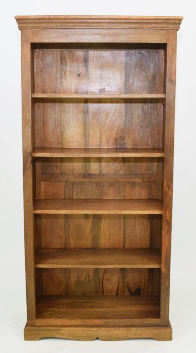 Large Mango Wood Bookcase