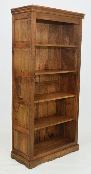 Large Mango Wood Bookcase