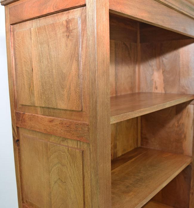 Large Mango Wood Bookcase