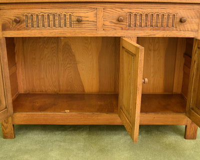 Restored Carved Oak Sideboard