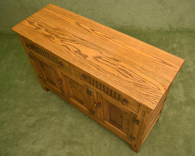 Restored Carved Oak Sideboard