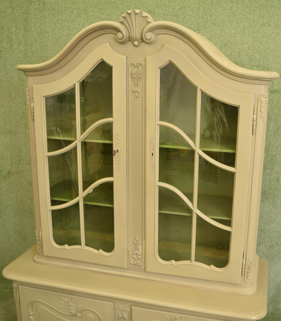 Painted French Display Cabinet