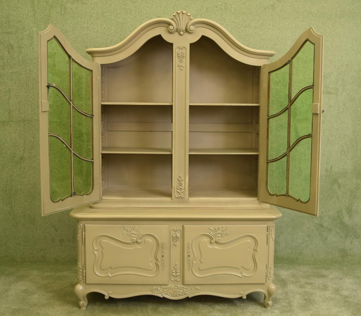 Painted French Display Cabinet