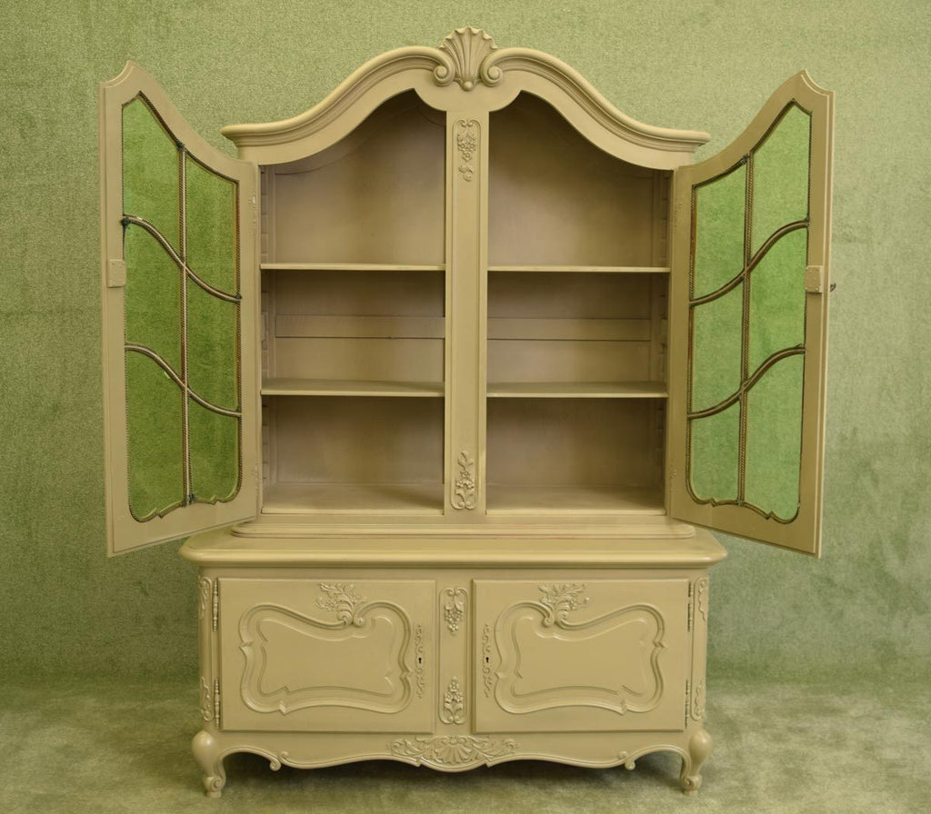 Painted French Display Cabinet
