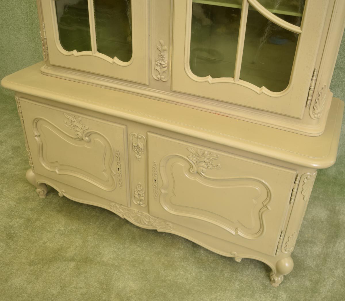 Painted French Display Cabinet