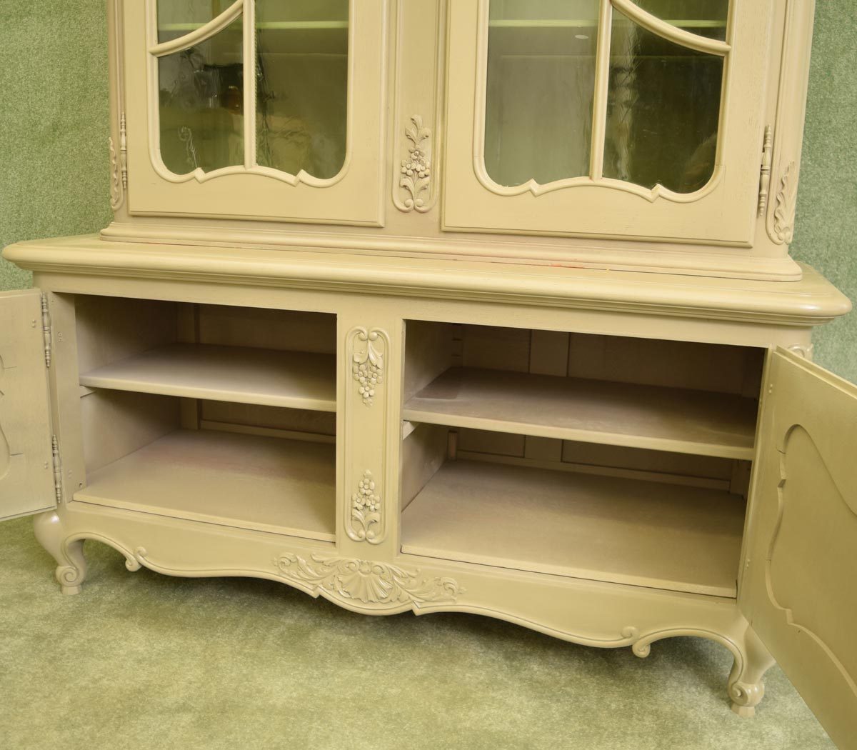 Painted French Display Cabinet