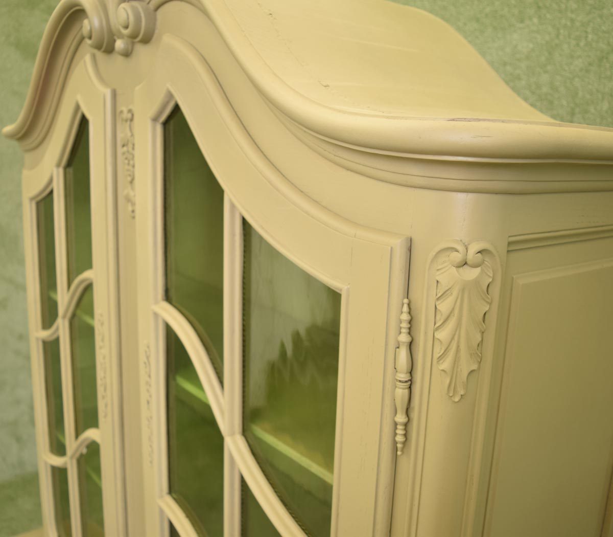 Painted French Display Cabinet