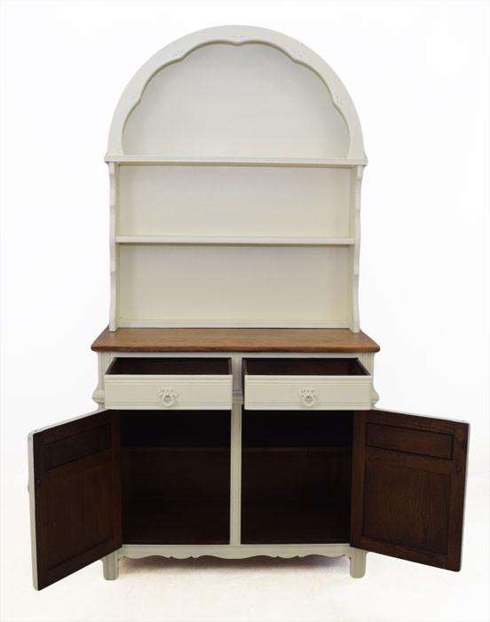 Small Vintage Painted Oak Dresser