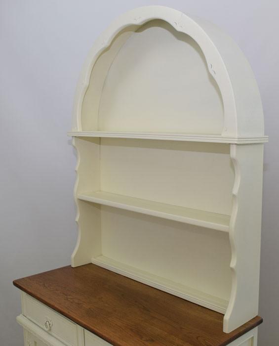 Small Vintage Painted Oak Dresser