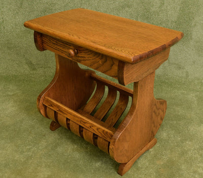 Dutch Oak Magazine Rack