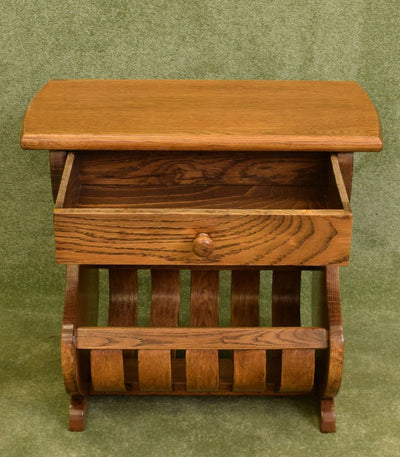 Dutch Oak Magazine Rack