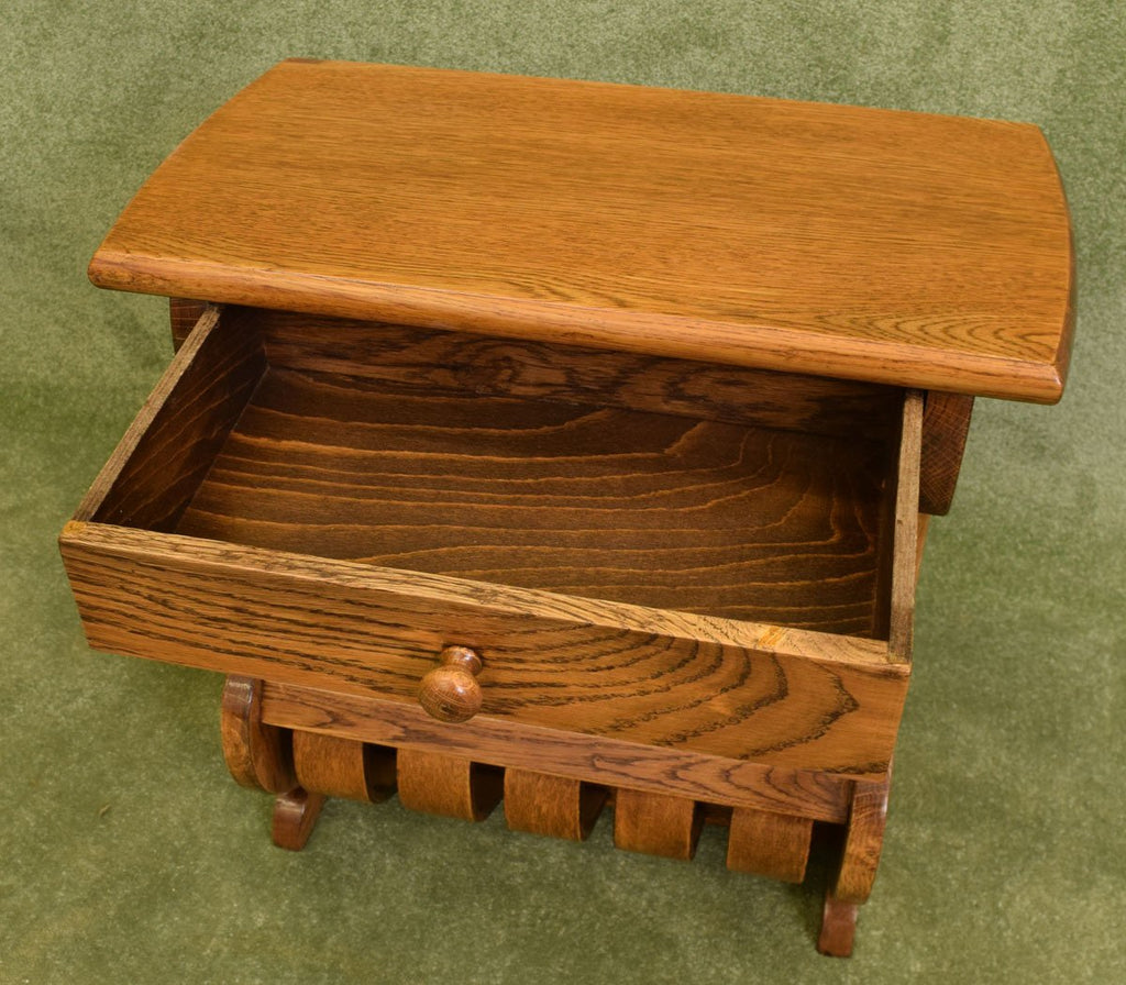 Dutch Oak Magazine Rack