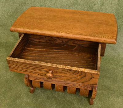 Dutch Oak Magazine Rack