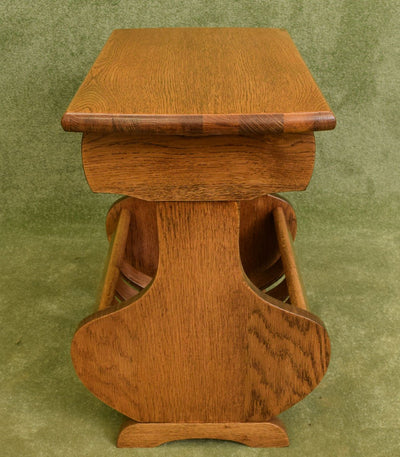 Dutch Oak Magazine Rack