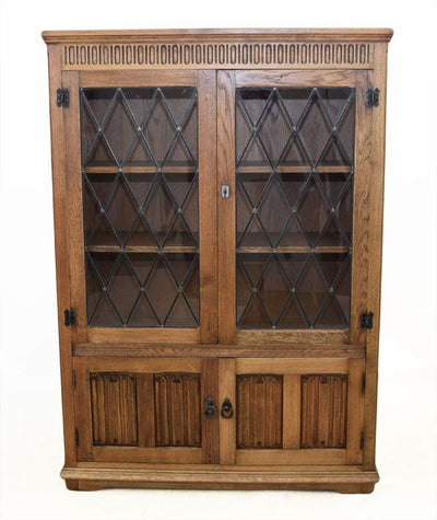 Restored Glazed Oak Bookcase