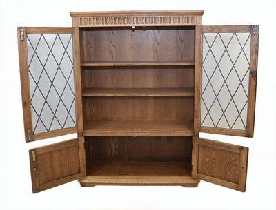 Restored Glazed Oak Bookcase