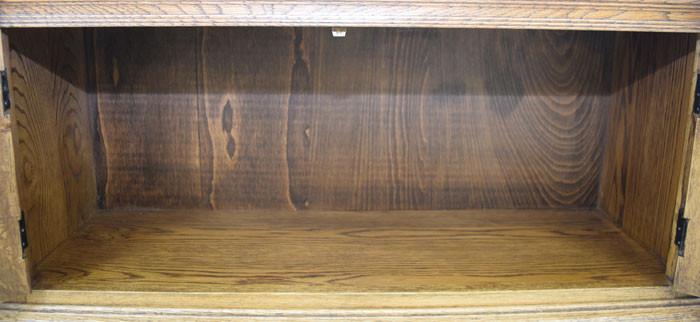 Restored Glazed Oak Bookcase