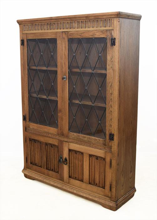 Restored Glazed Oak Bookcase