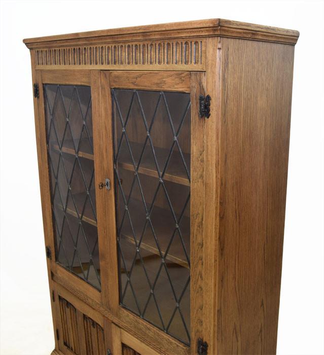 Restored Glazed Oak Bookcase