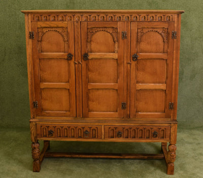 Restored Oak Cabinet