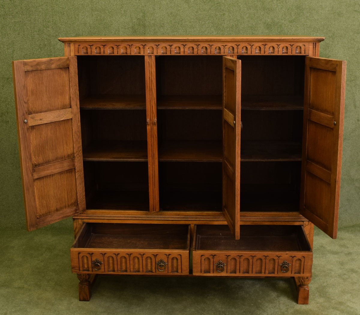 Restored Oak Cabinet